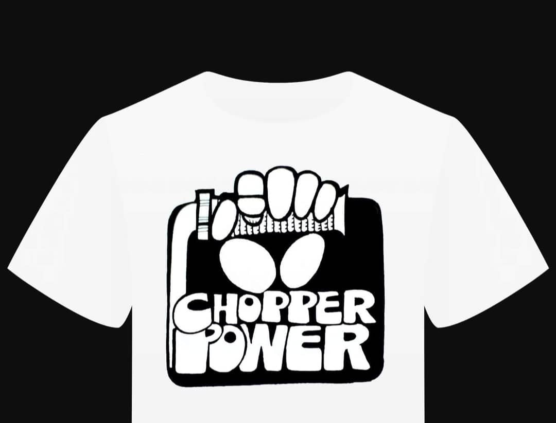 T-Shirt "Chopper Power" BIKE MOTO OLD VINTAGE DESIGN LOGO - PUNK & COTON