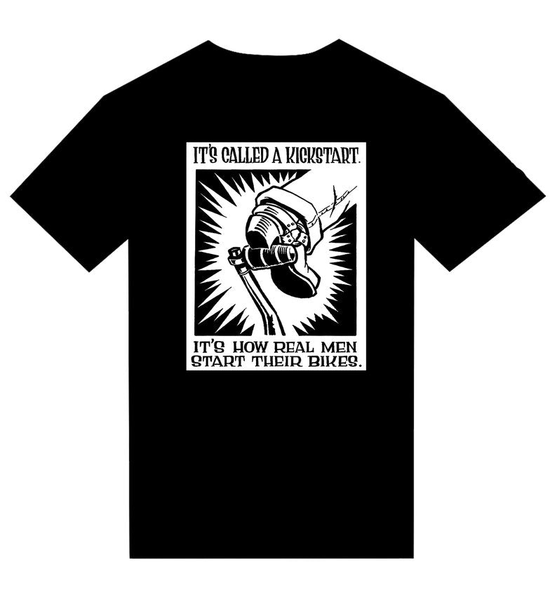 T-shirt "Kickstart" bike - PUNK & COTON