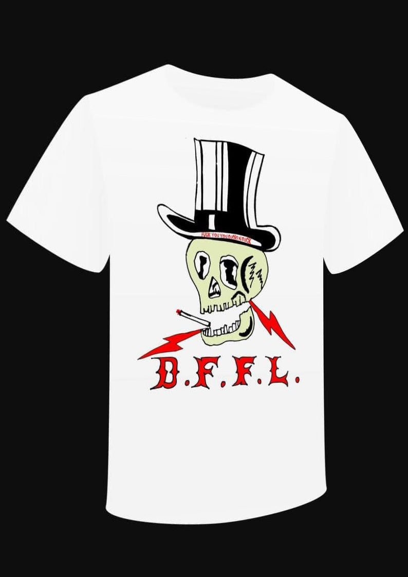 T-shirt "D.F.F.L. Skull" - PUNK & COTON