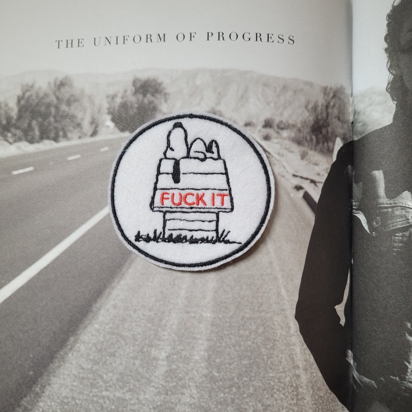 Patch Brodé Snoopy Fuck it - PUNK & COTON