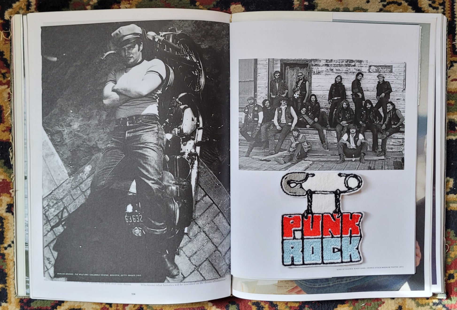 Patch Brodé / Ecusson PUNK ROCK - PUNK & COTON