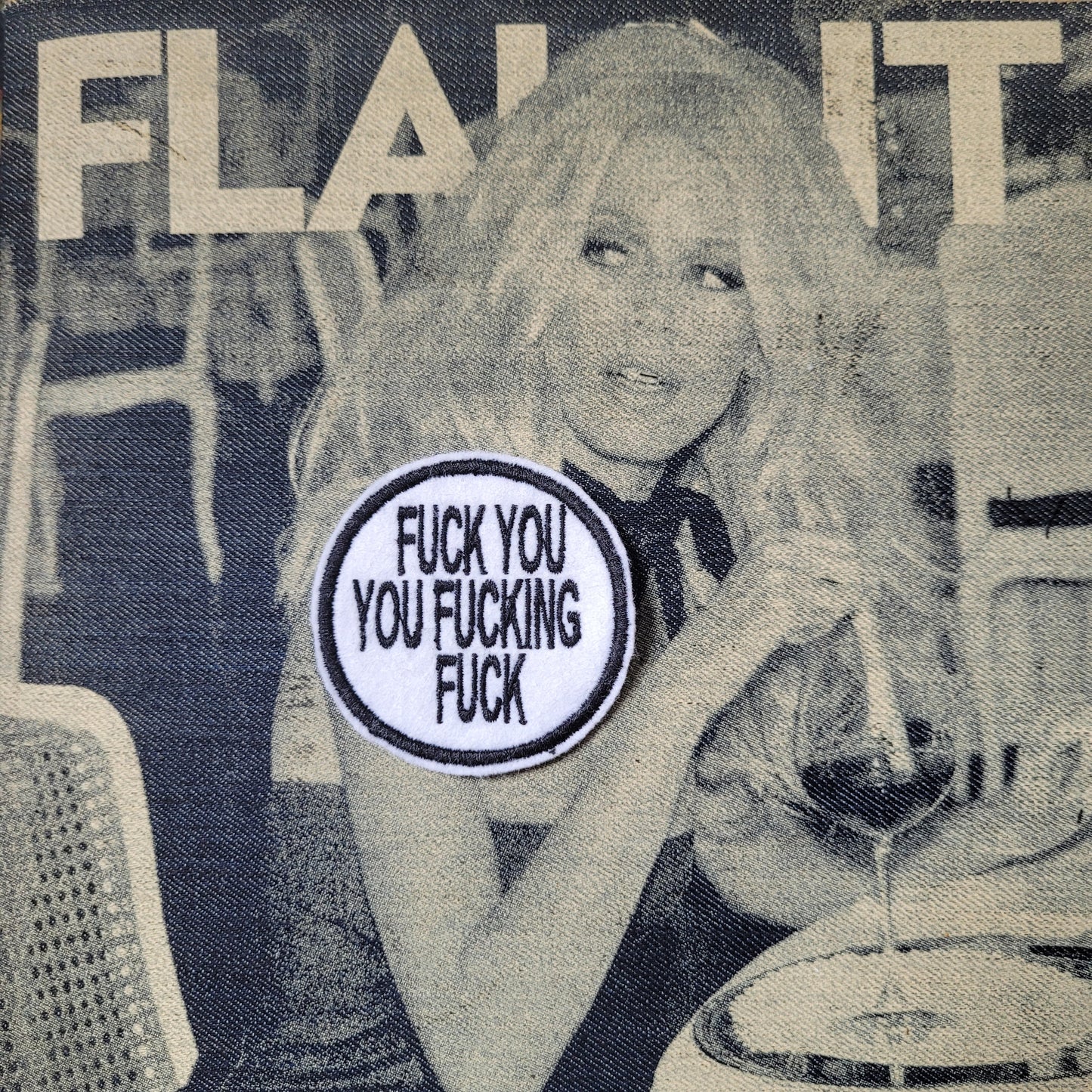 Patch Brodé Fuck You You Fucking Fuck - PUNK & COTON