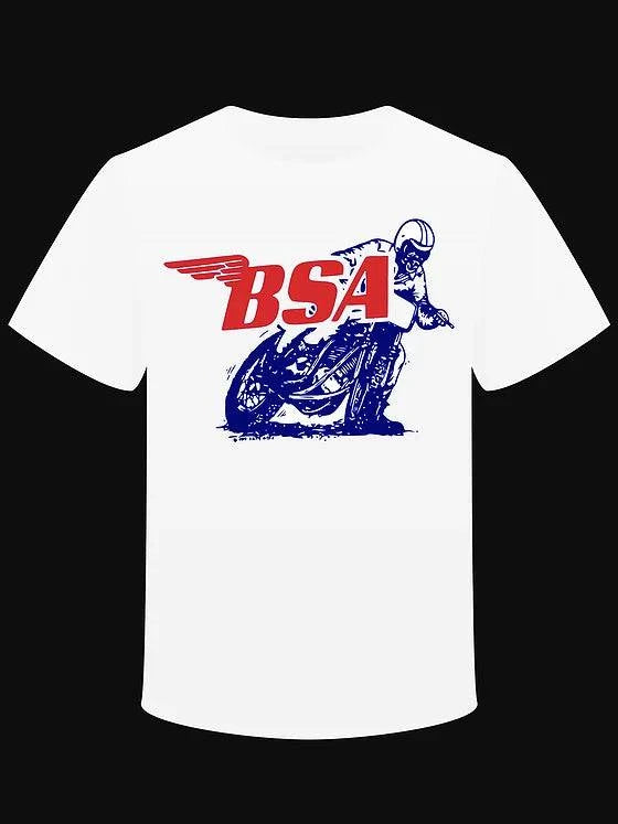 T-Shirt "BSA" BIKE race - PUNK & COTON