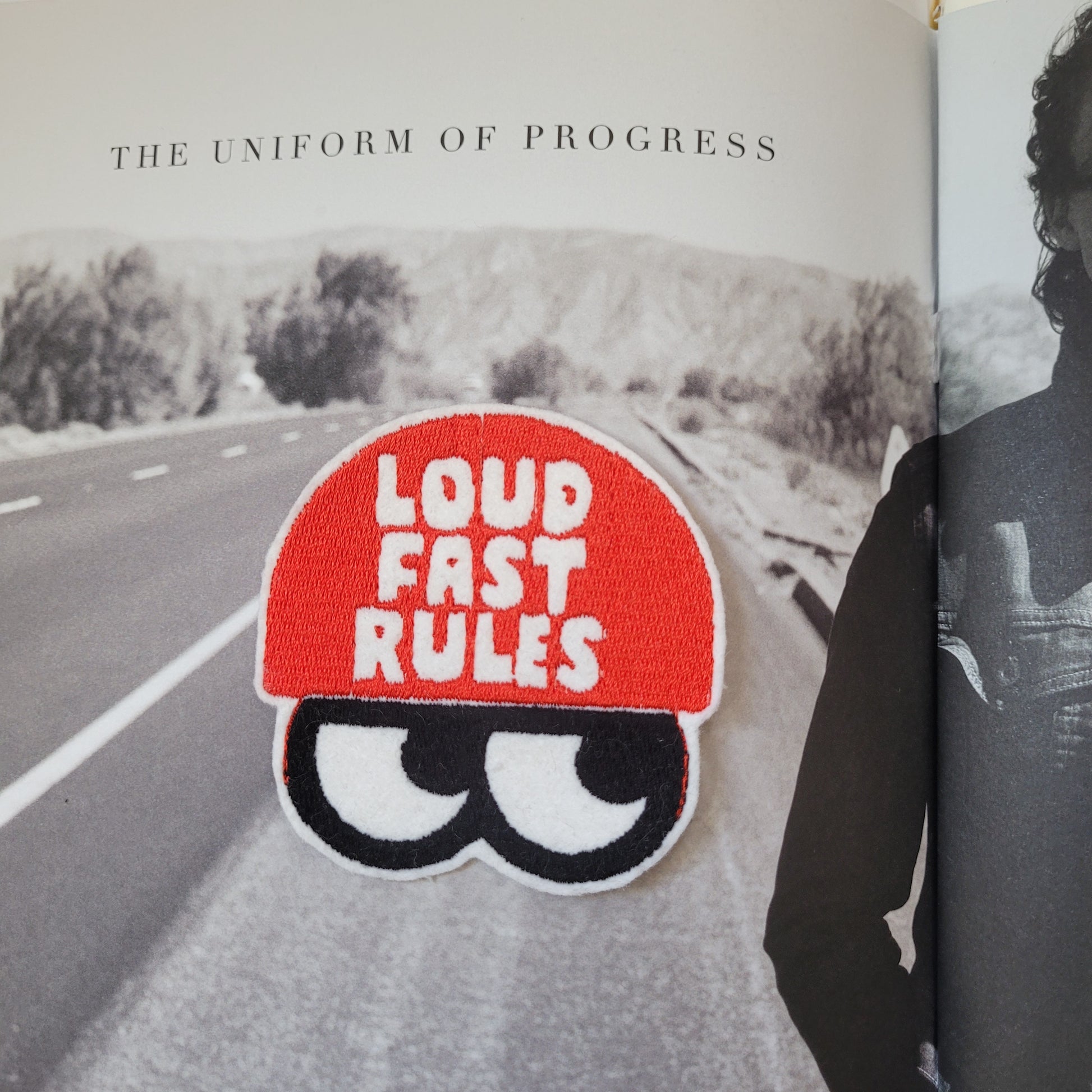 Patch Brodé Loud Fast Rules Eyes - PUNK & COTON