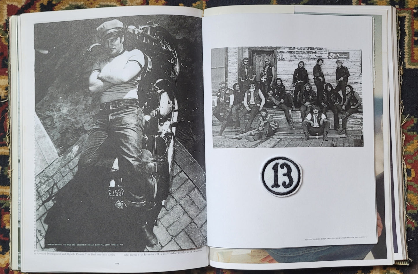 Patch Brodé 13 ( Petit Modele Fond Blanc) - PUNK & COTON