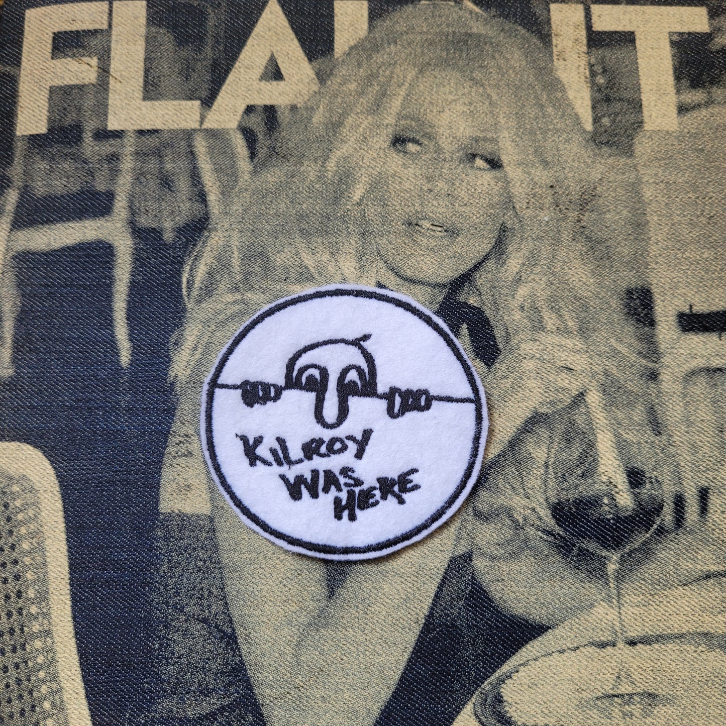 Patch Brodé Kilroy Was Here - PUNK & COTON