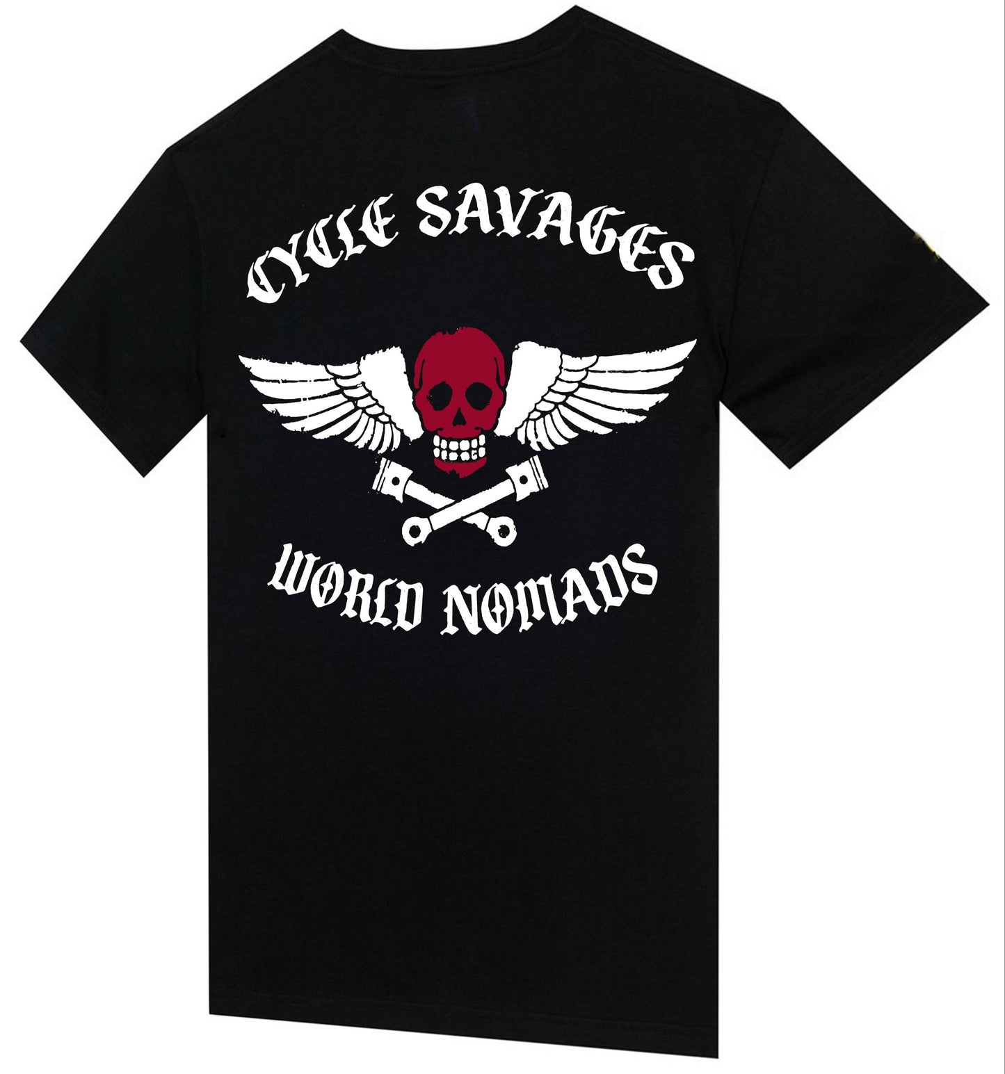 T-shirt "Cycle savages " WORLD NOMADS - PUNK & COTON