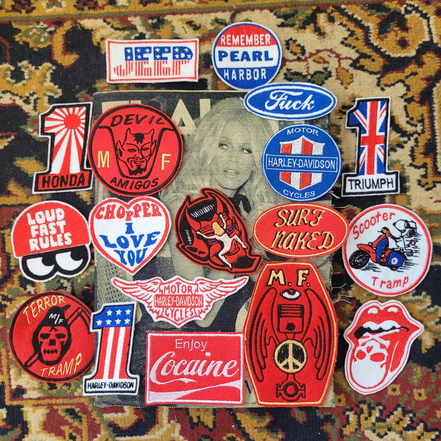 Patch Brodé Snoopy "Scooter Tramp" - PUNK & COTON