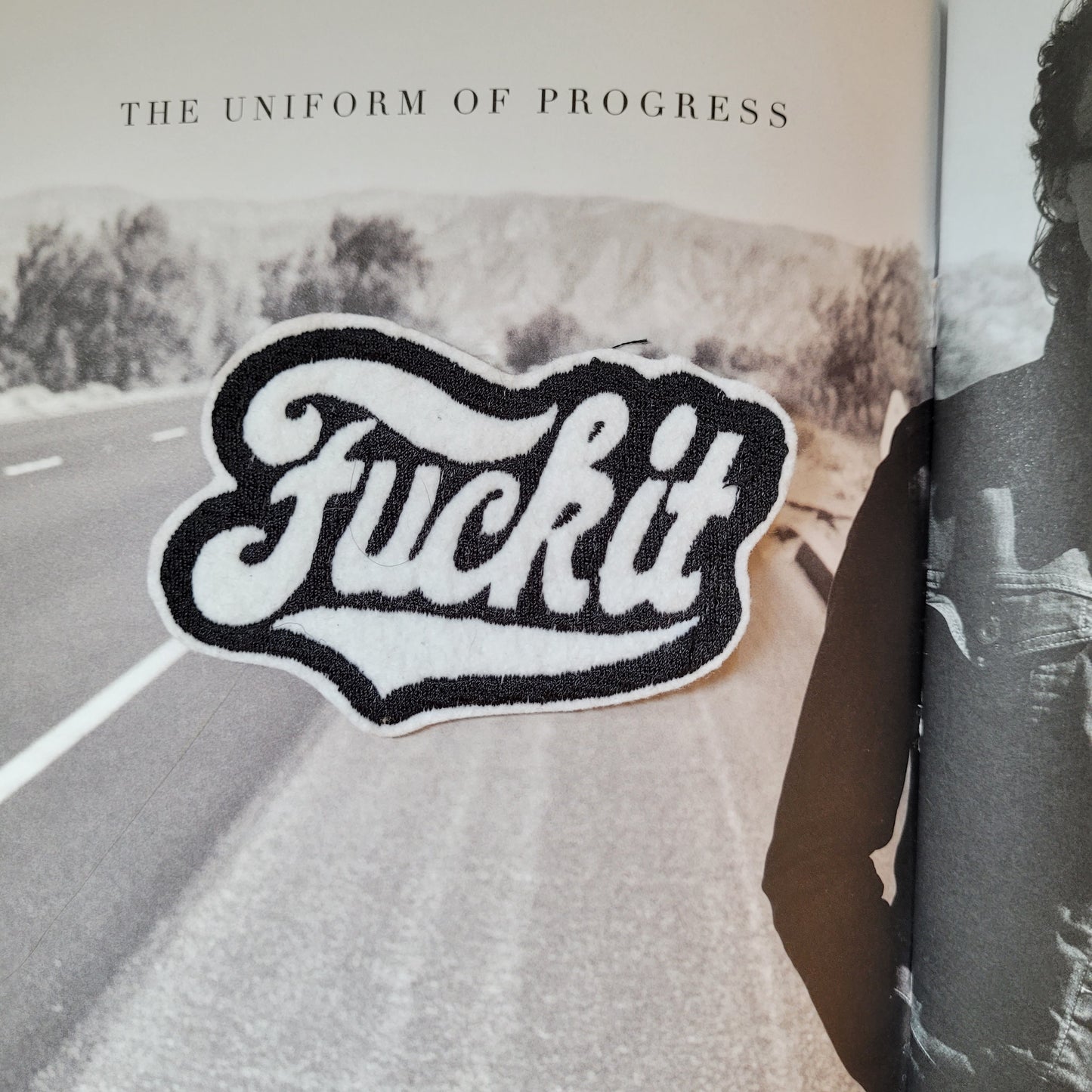 Patch brodé Fuck It  grand modele - PUNK & COTON