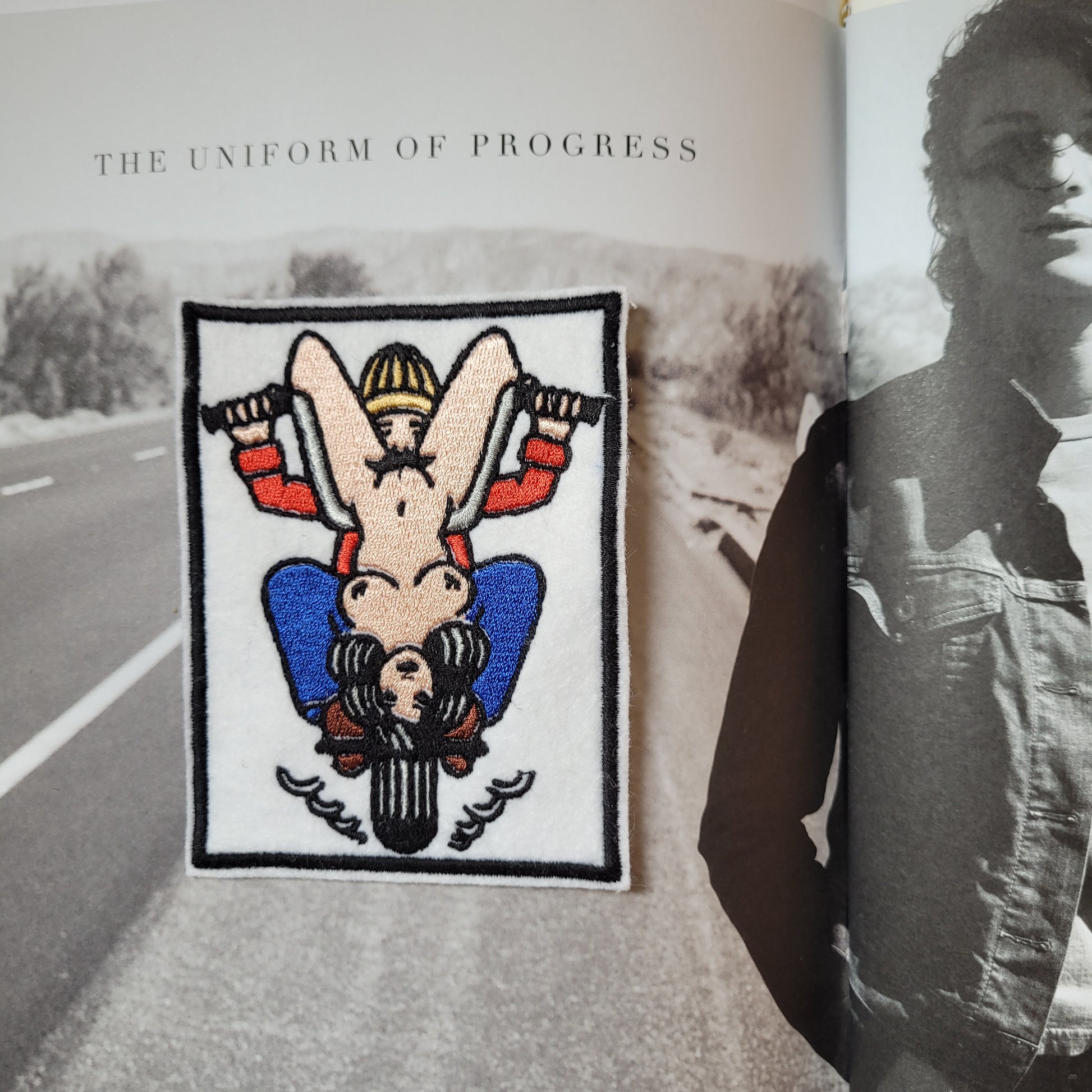 Patch Brodé Biker loves s... - PUNK & COTON