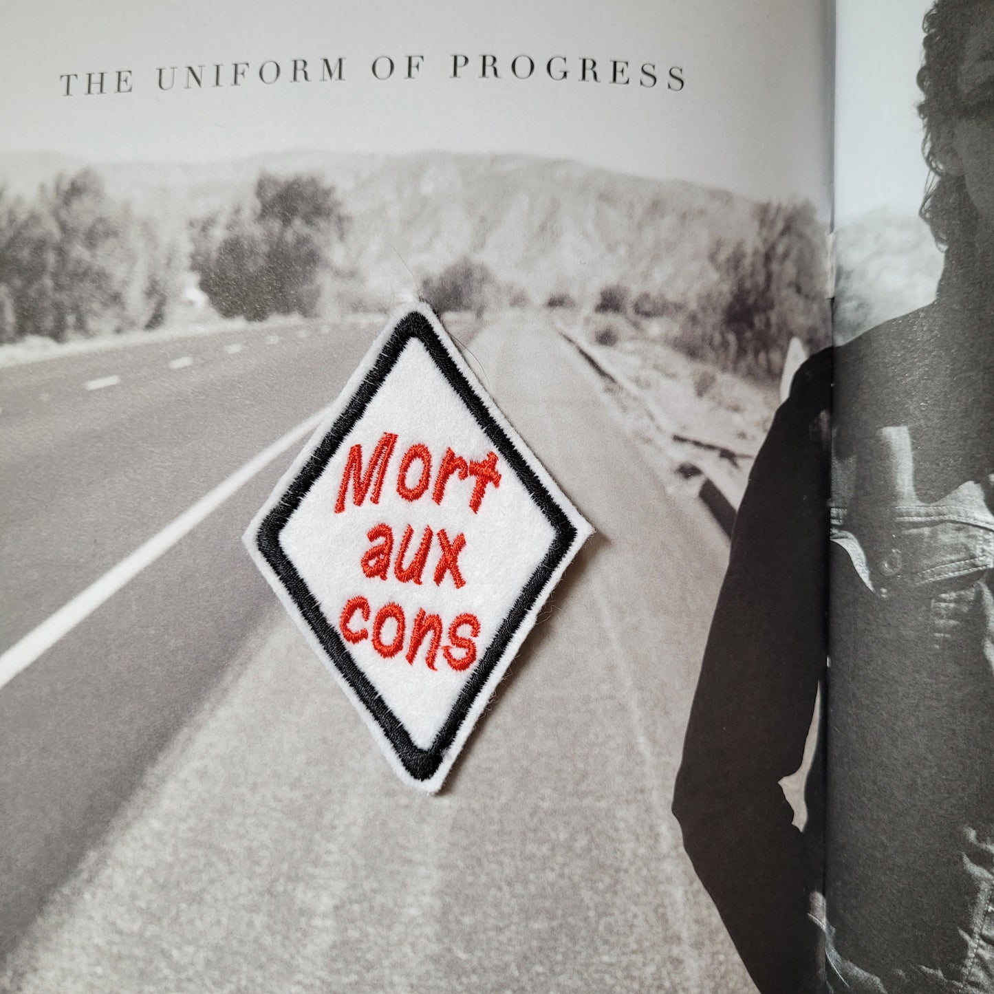 Patch Brodé Morts aux Cons ( Losange) - PUNK & COTON