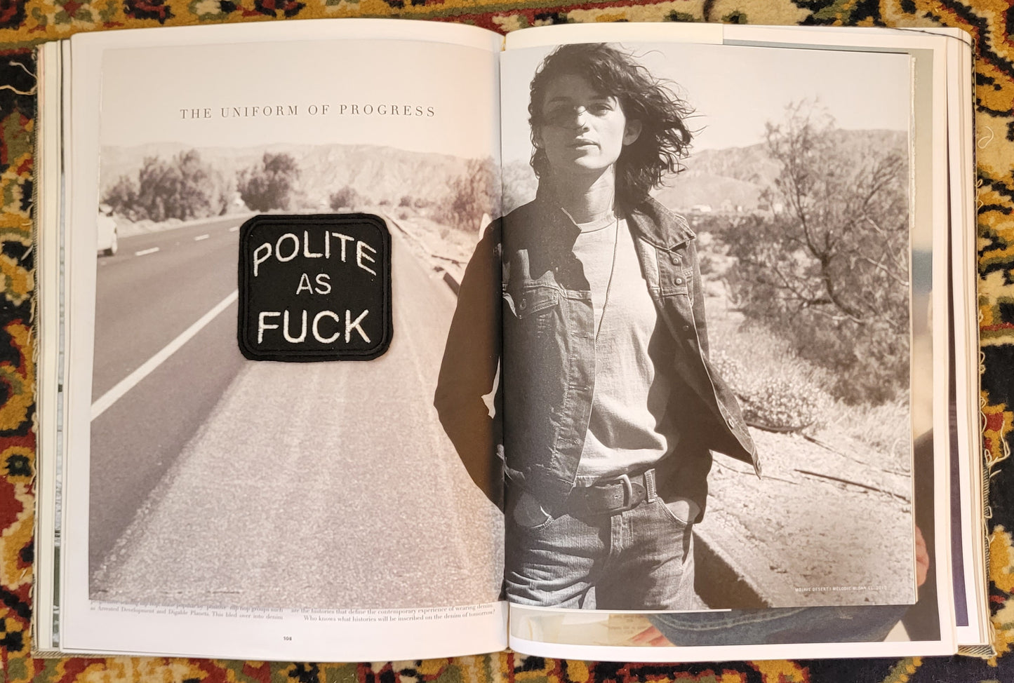 Patch Brodé Polite as fuck - PUNK & COTON