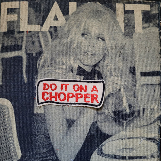 Patch Brodé Do it on a chopper - PUNK & COTON