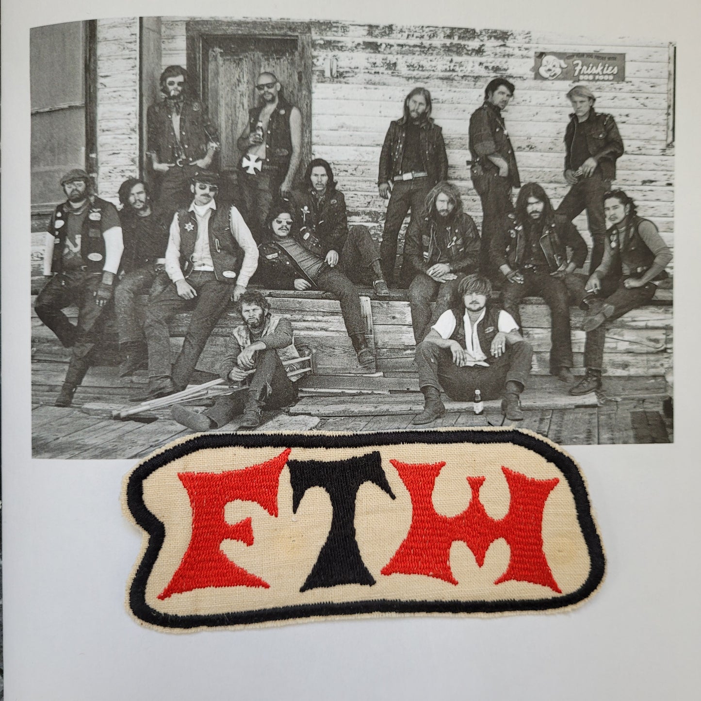 Patch Brodé "FTW ..." EN VIEUX TISSU COTON - PUNK & COTON