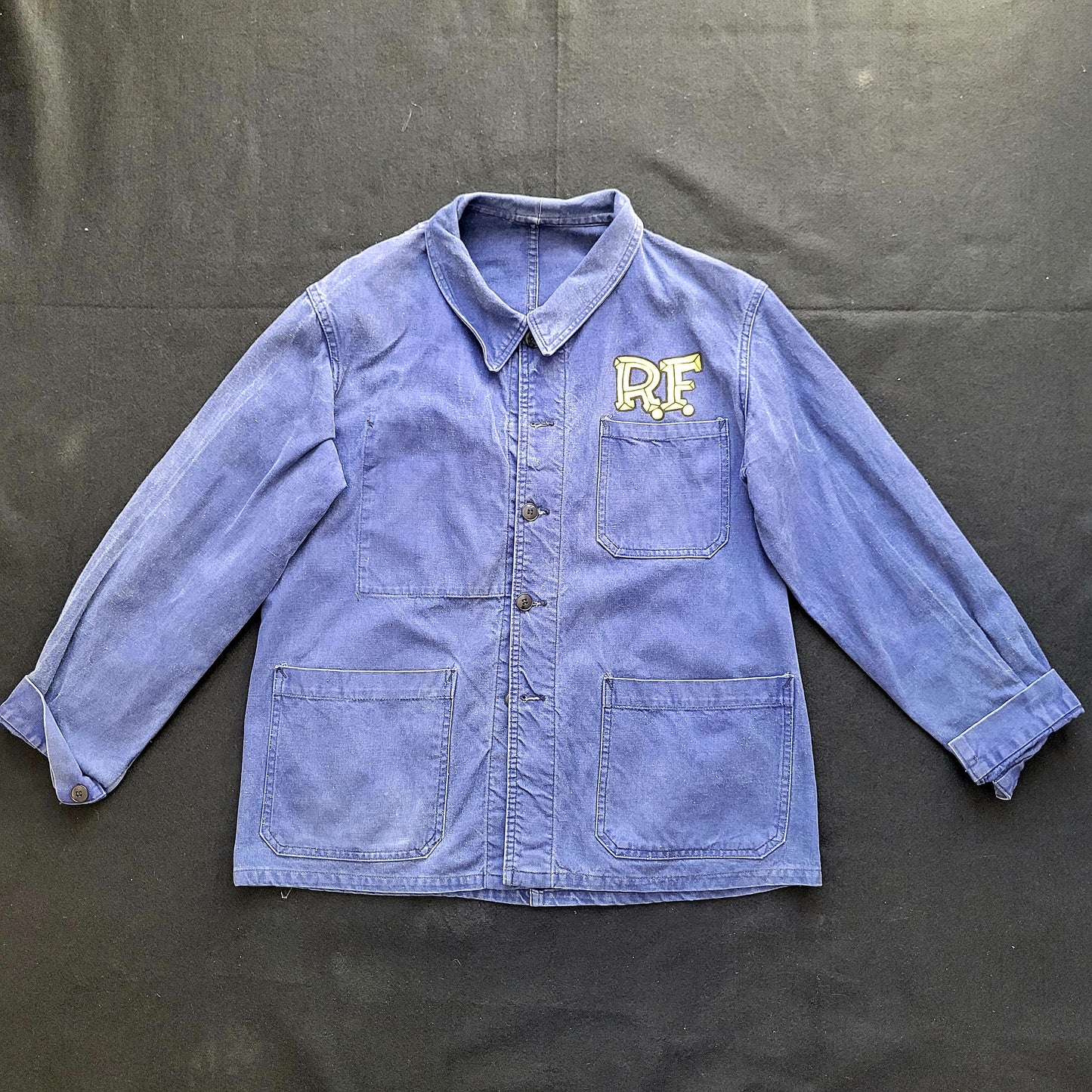 In loving memory of ED "Big Daddy" Roth handpainted french 70s jacket Rat Fink Hotrod California - PUNK & COTON