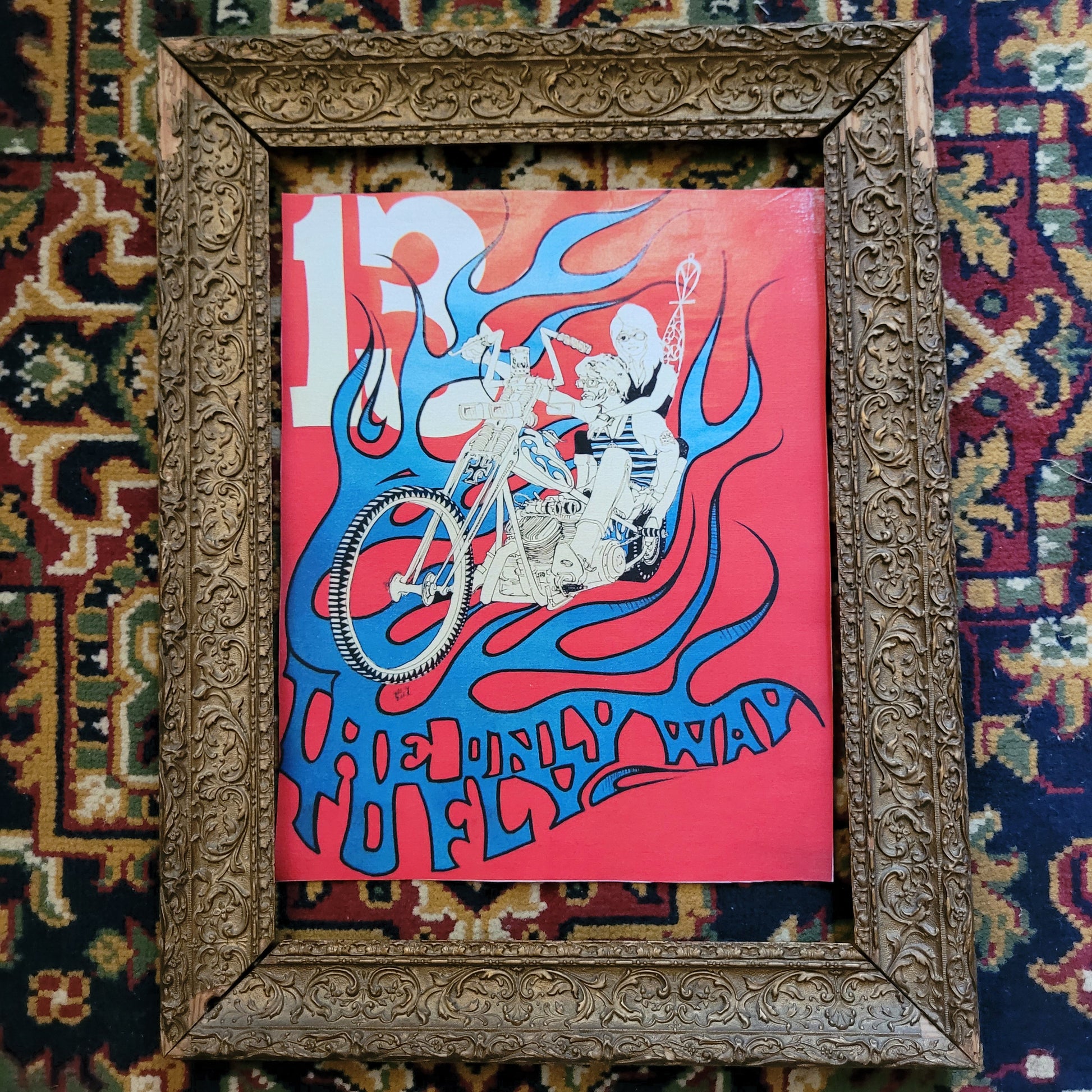 Backpatch " The only way to fly Chopper 13" - PUNK & COTON