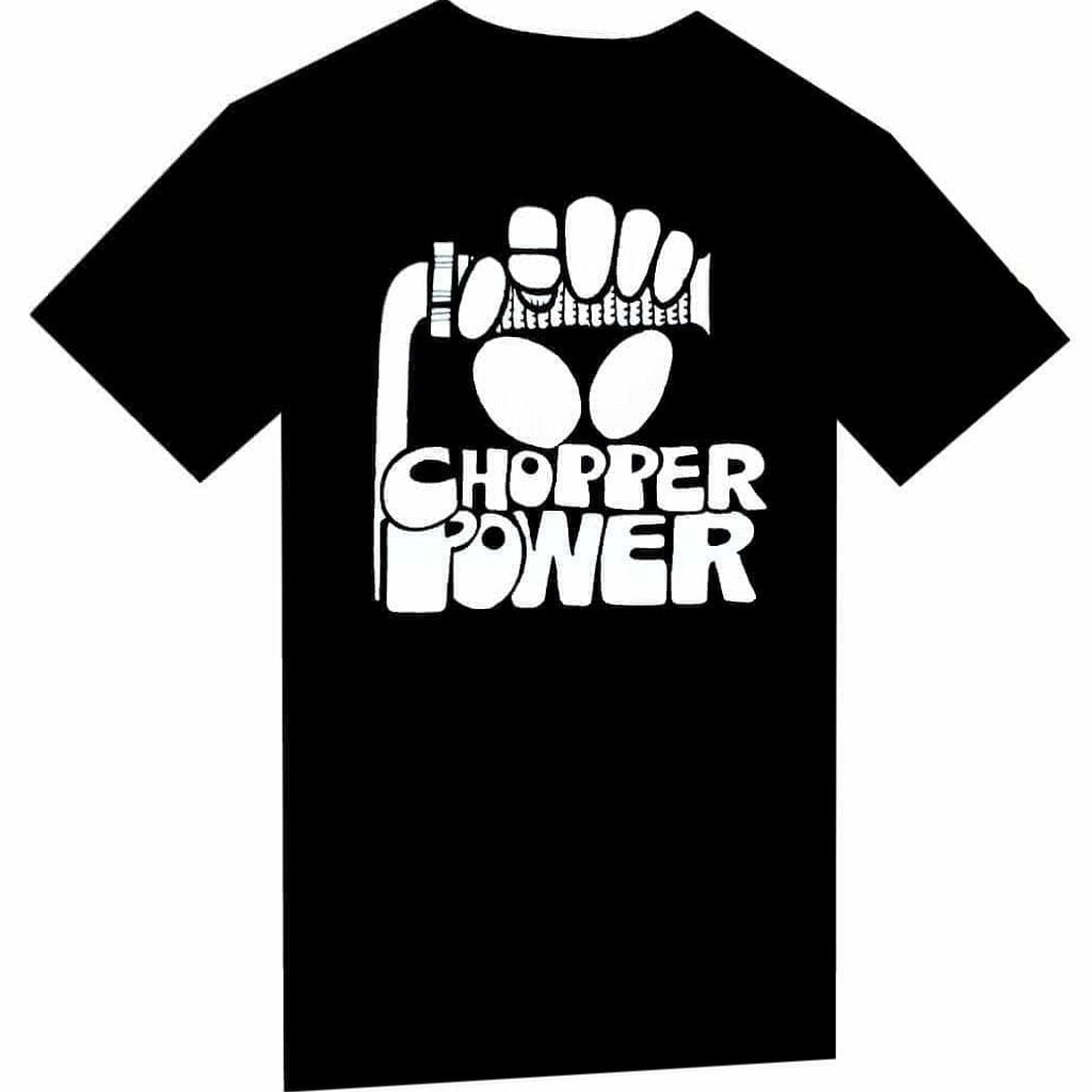 T-Shirt "Chopper Power" BIKE MOTO OLD VINTAGE DESIGN LOGO - PUNK & COTON