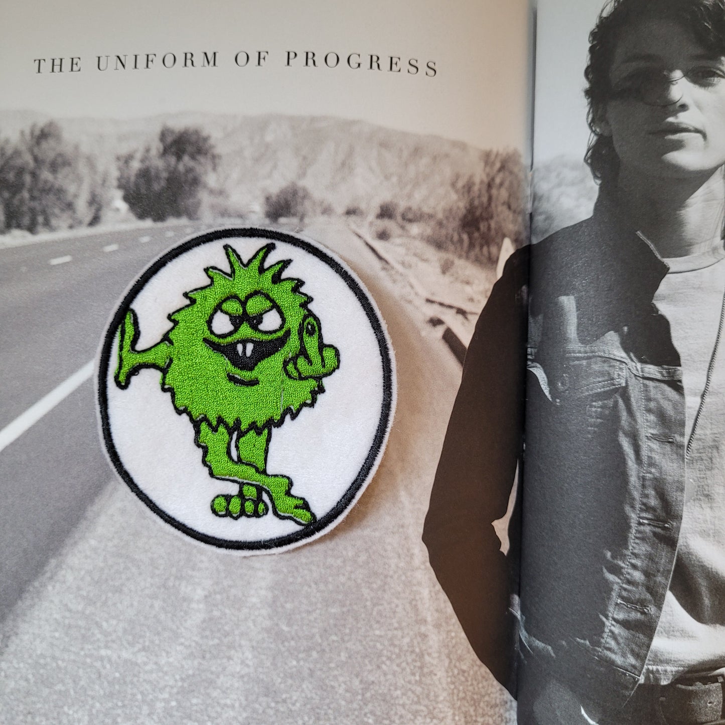 Patch Brodé Green Man pour les écolos - PUNK & COTON