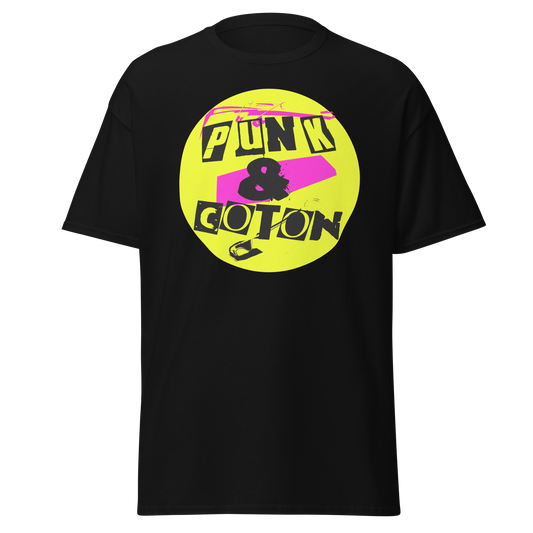 T-shirt PUNK and COTON original BLACK - PUNK & COTON