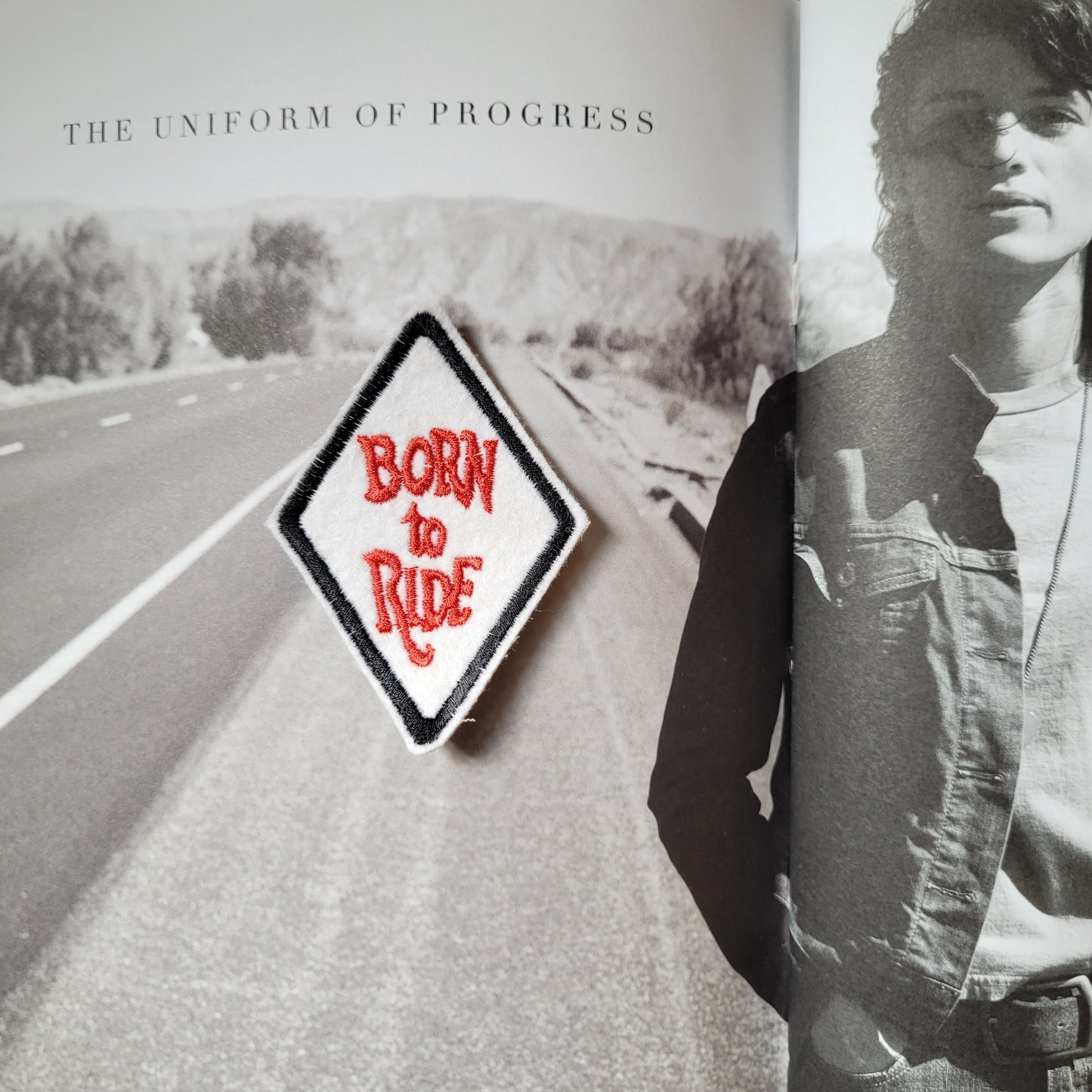 Patch Brodé Born to Ride - PUNK & COTON