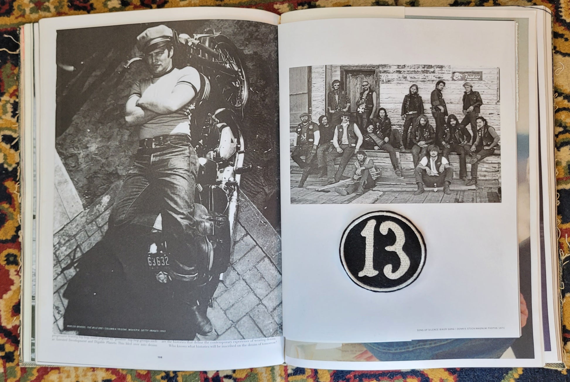 Patch Brodé 13 ( Grand Modele Fond Noir) - PUNK & COTON