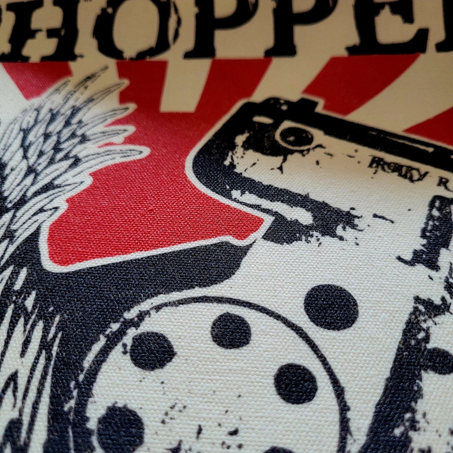 Eco Tote Bag "CHOPPER PREACHER" - PUNK & COTON