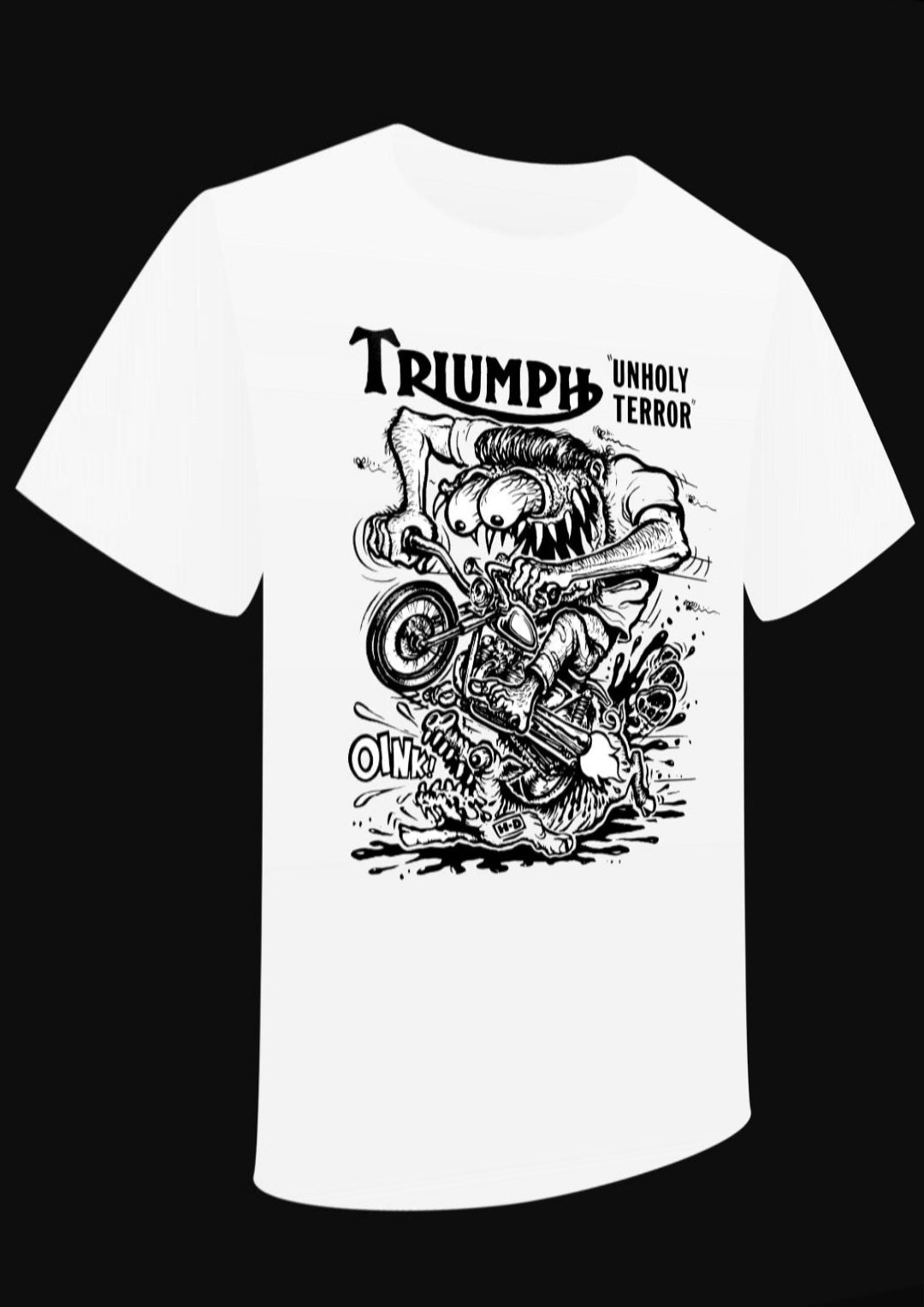 T-Shirt "Unholy Terror Triumph "Hommage à Ed Roth - PUNK & COTON