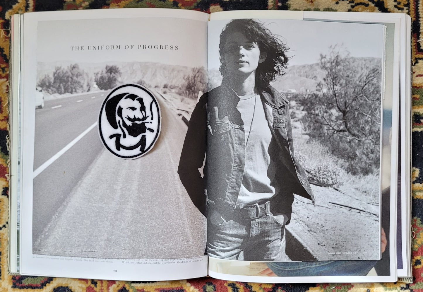 Patch brodé "ZIG ZAG" - PUNK & COTON