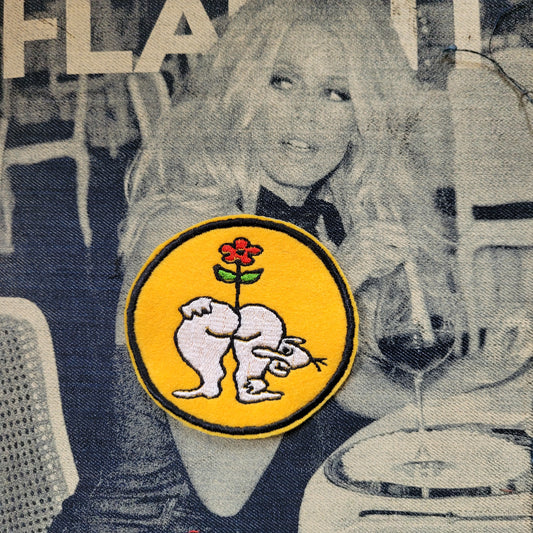 Patch Brodé Flower Power - PUNK & COTON