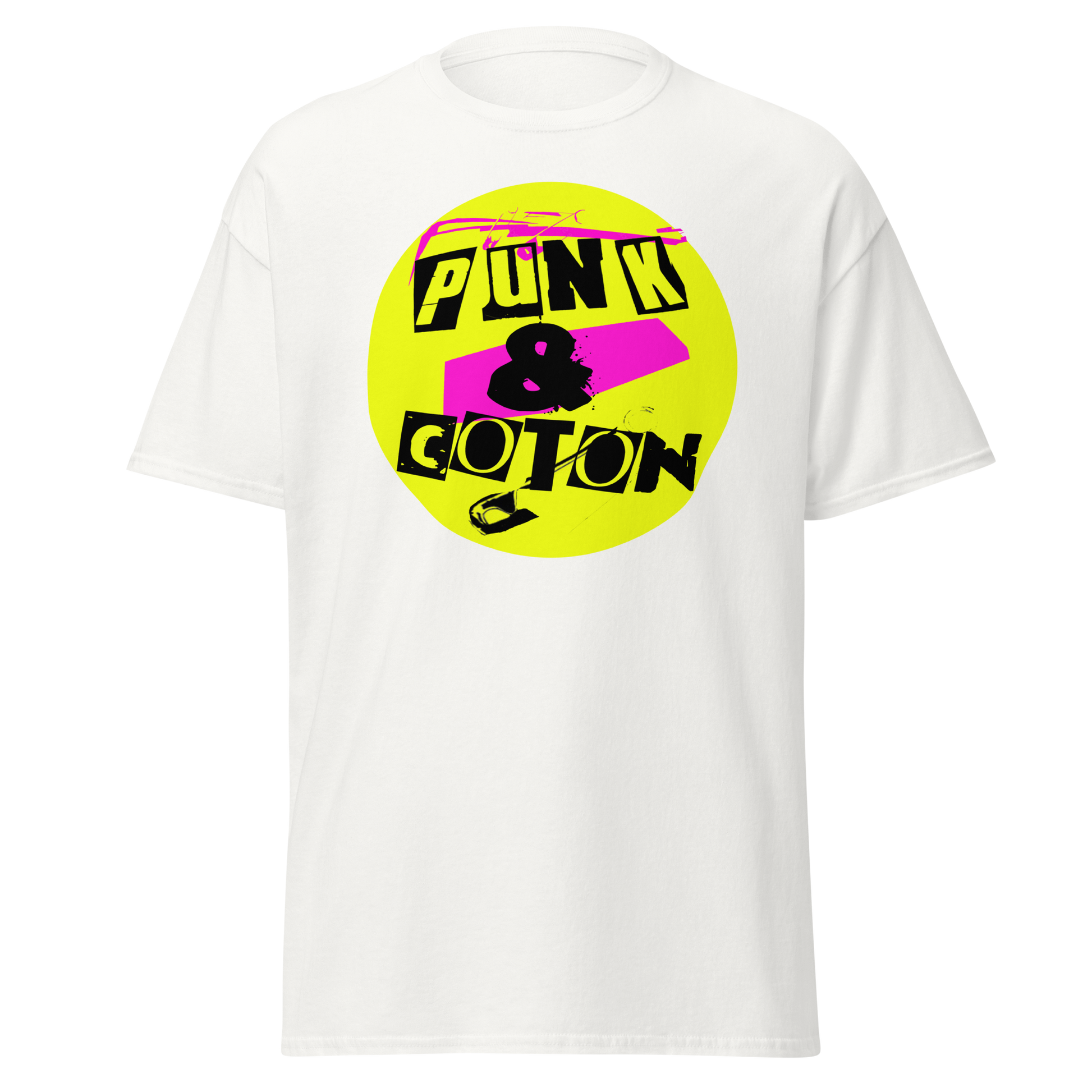 T-shirt PUNK and COTON original WHITE - PUNK & COTON