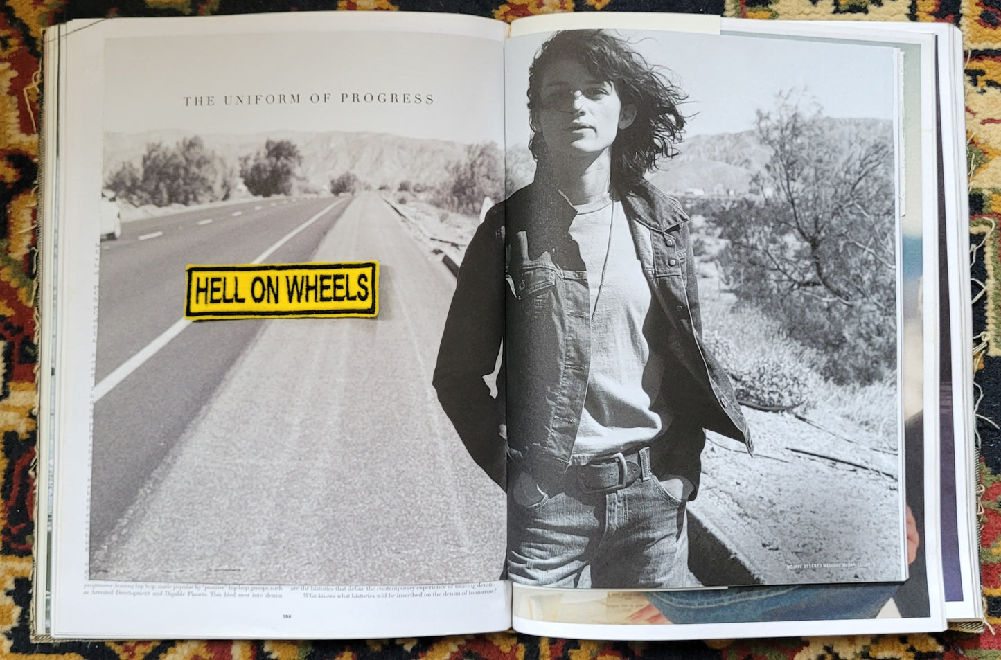 Patch Brodé Hell On Wheels (Version Jaune) - PUNK & COTON