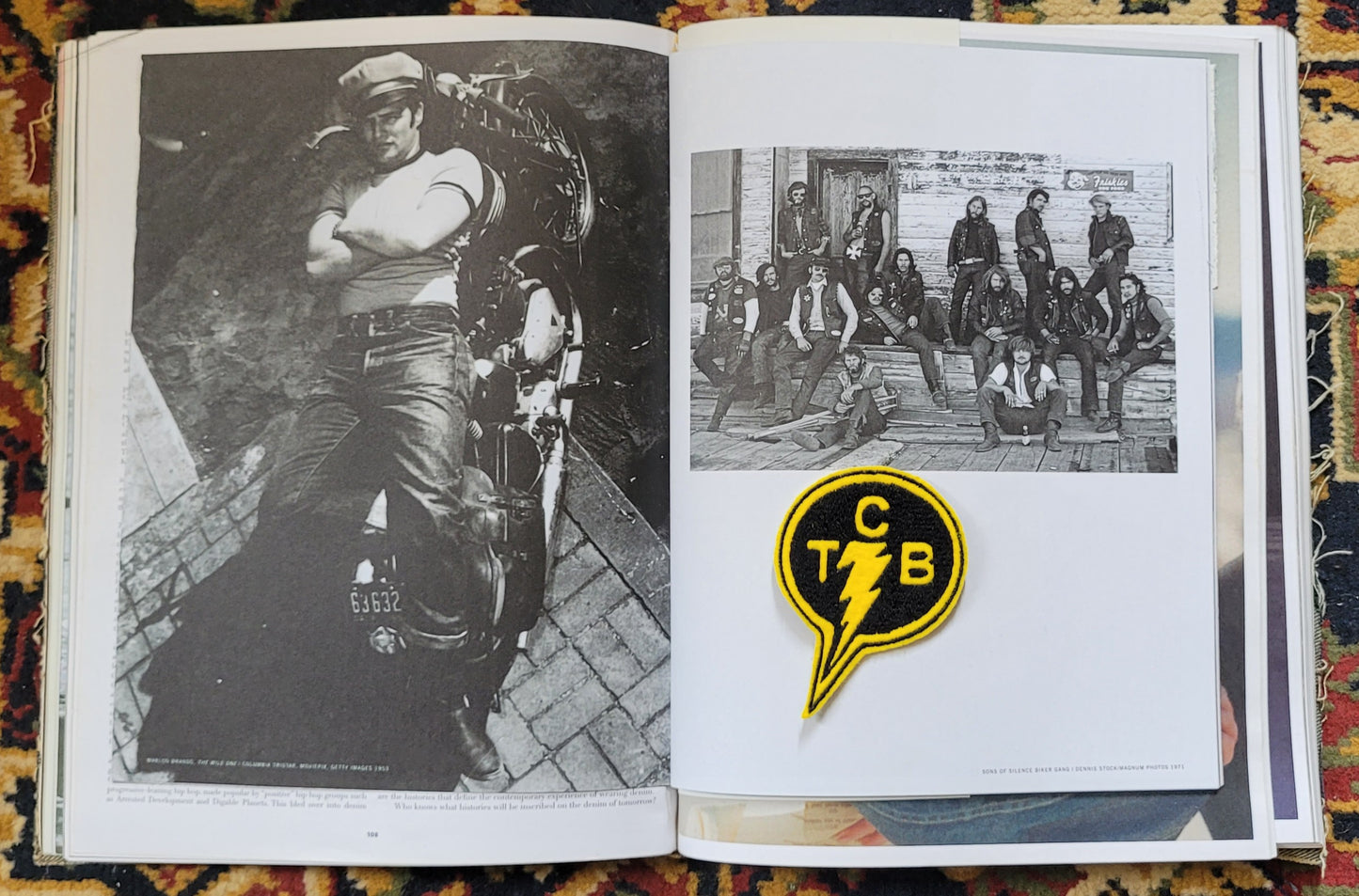 Patch Brodé TCB ( Take Care of Business) - PUNK & COTON