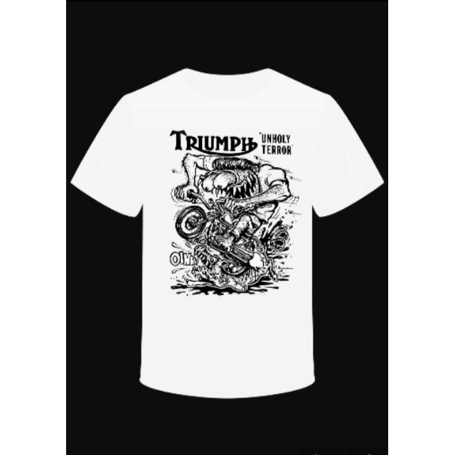 T-Shirt "Unholy Terror Triumph "Hommage à Ed Roth - PUNK & COTON