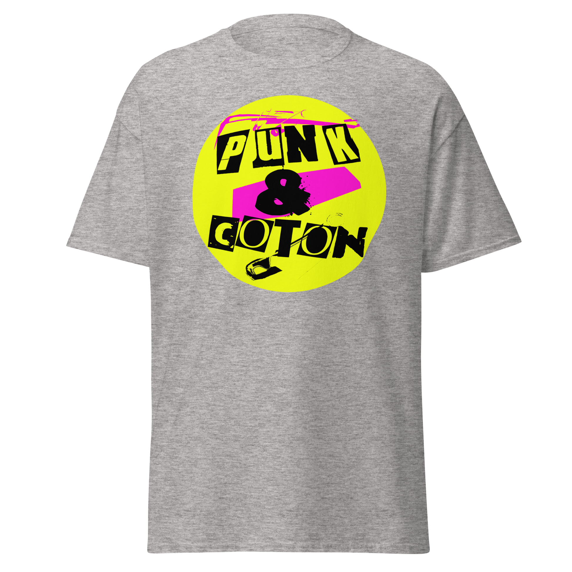 T-shirt PUNK and COTON original GREY - PUNK & COTON