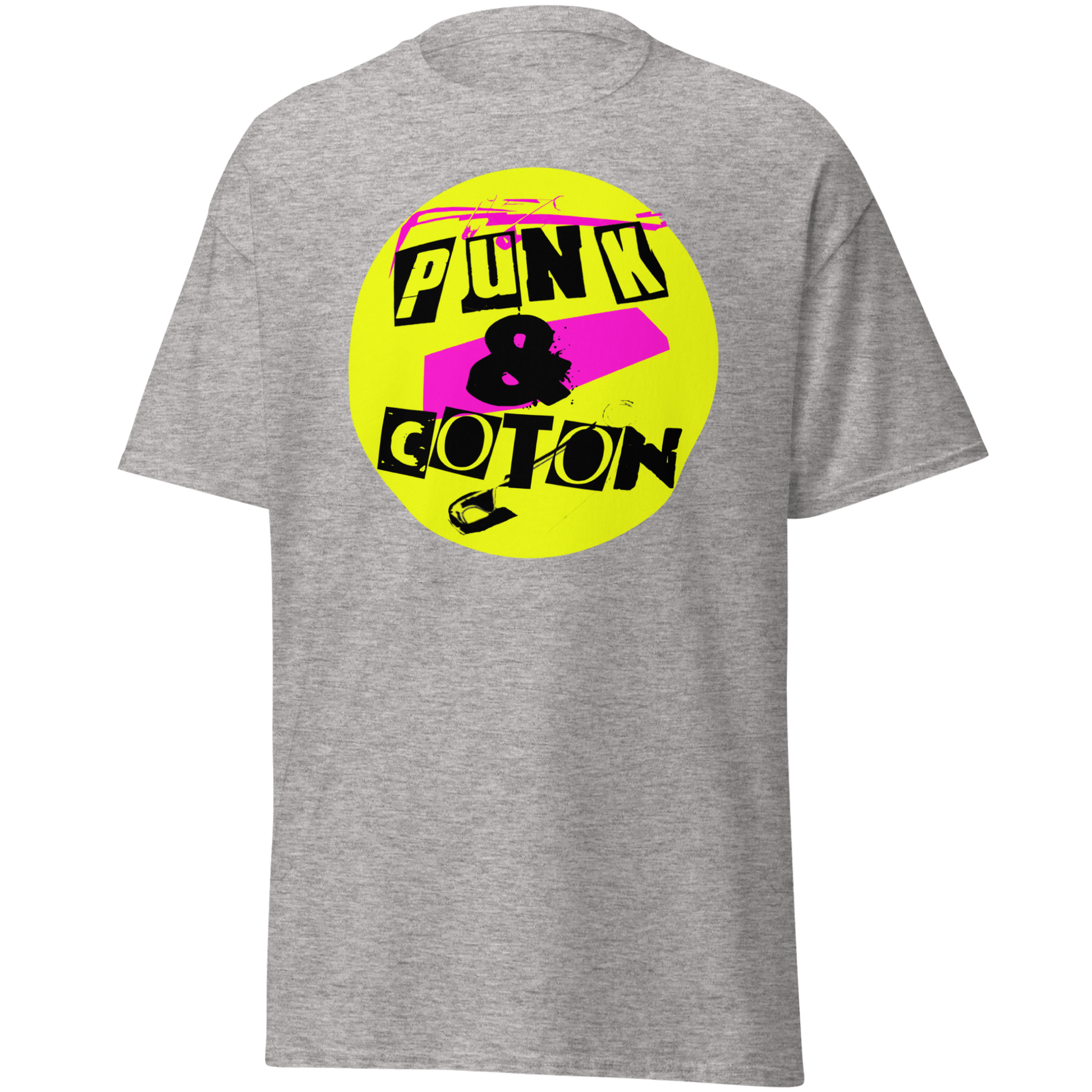 T-shirt PUNK and COTON original GREY - PUNK & COTON