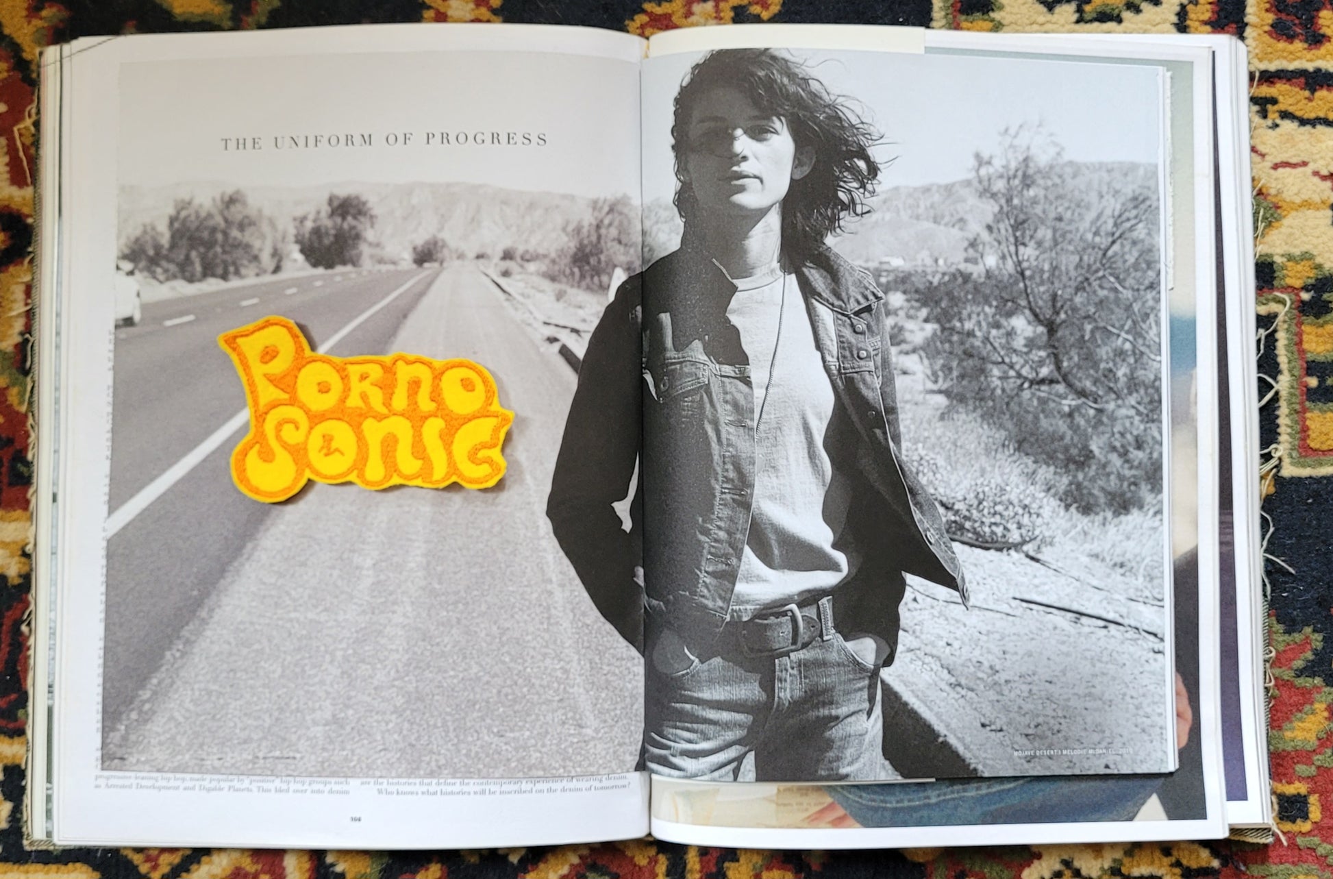 Patch Brodé Porno Sonic  Jaune/Orange 1st version - PUNK & COTON