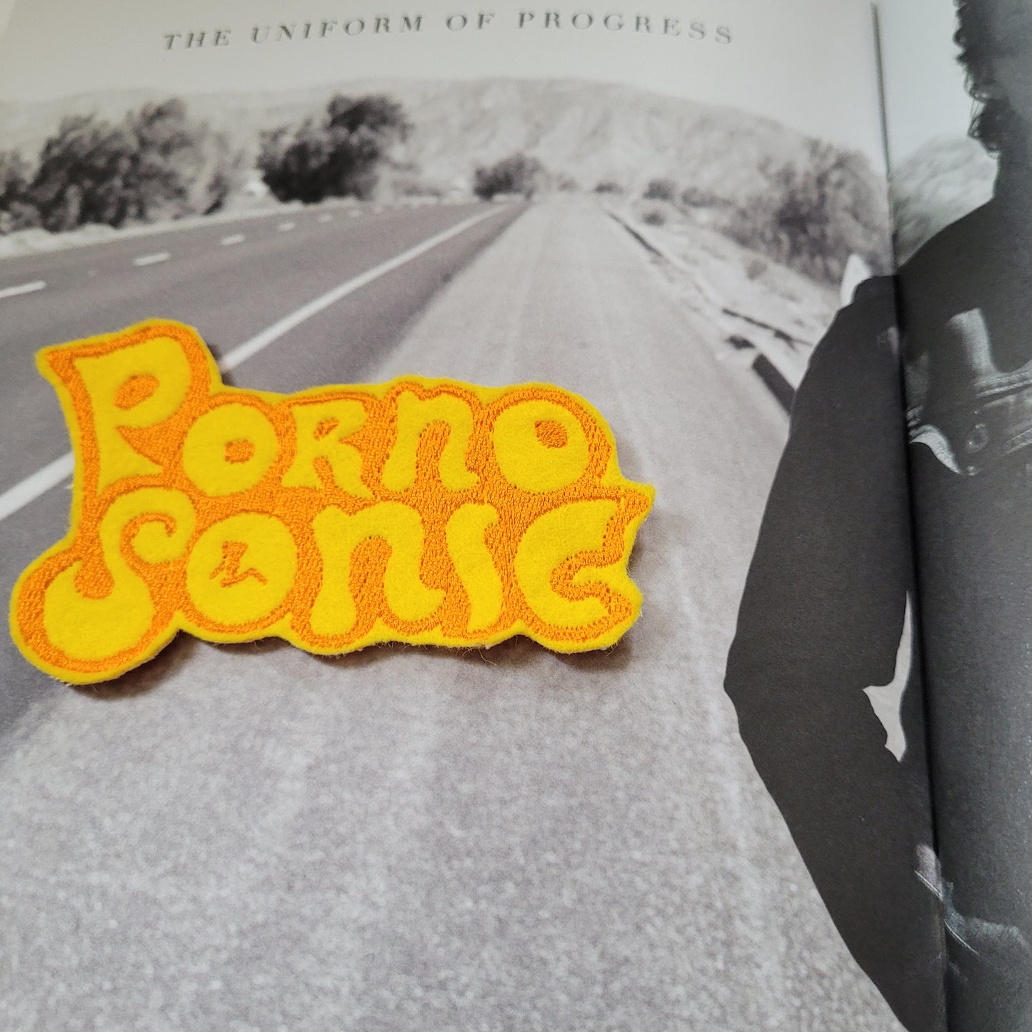 Patch Brodé Porno Sonic  Jaune/Orange 1st version - PUNK & COTON