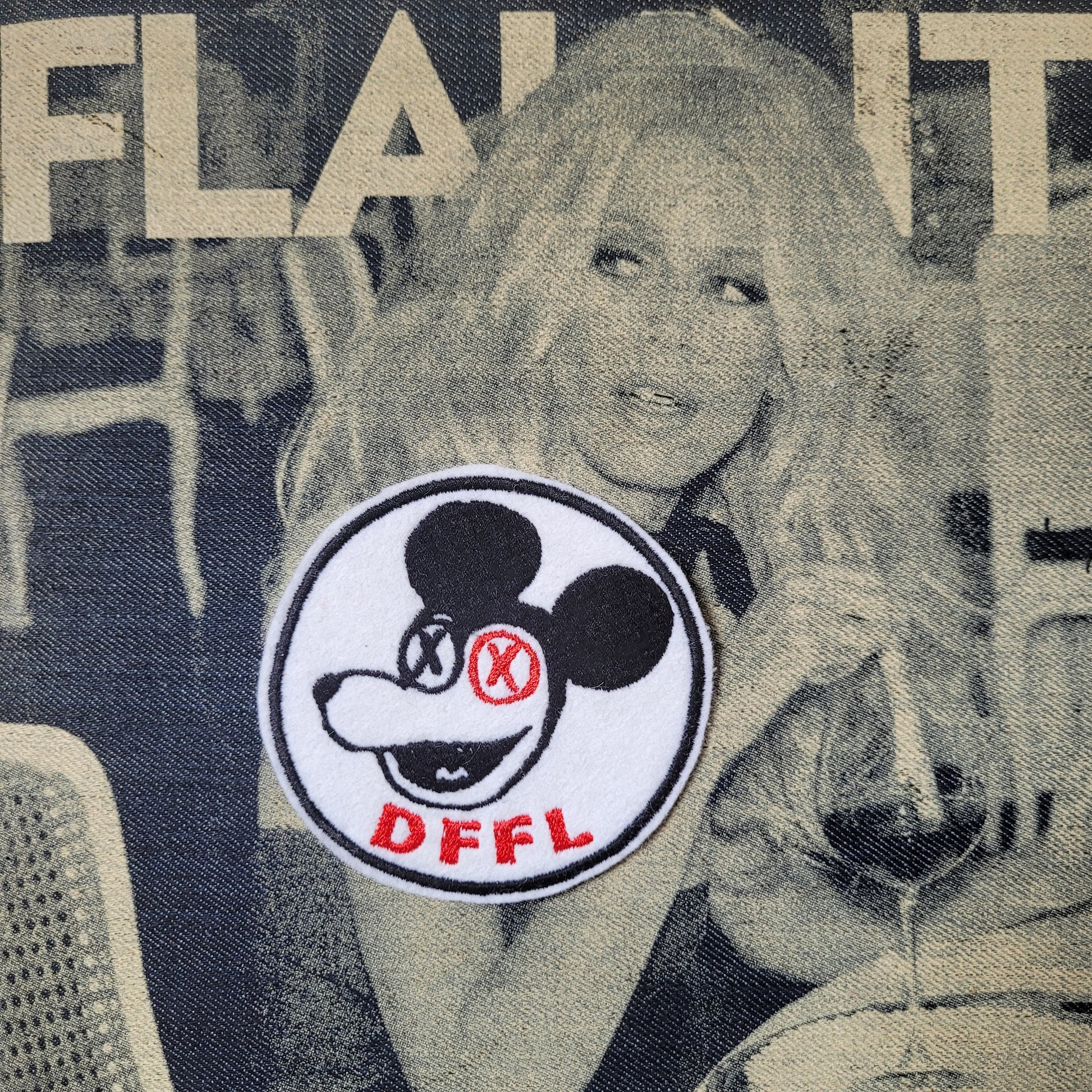 Patch Brodé DFFL Rat - PUNK & COTON