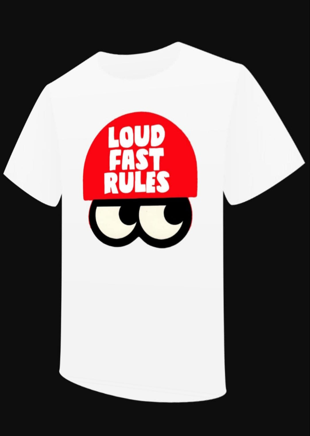 T-shirt "Loud Fast Rules" EYES - PUNK & COTON