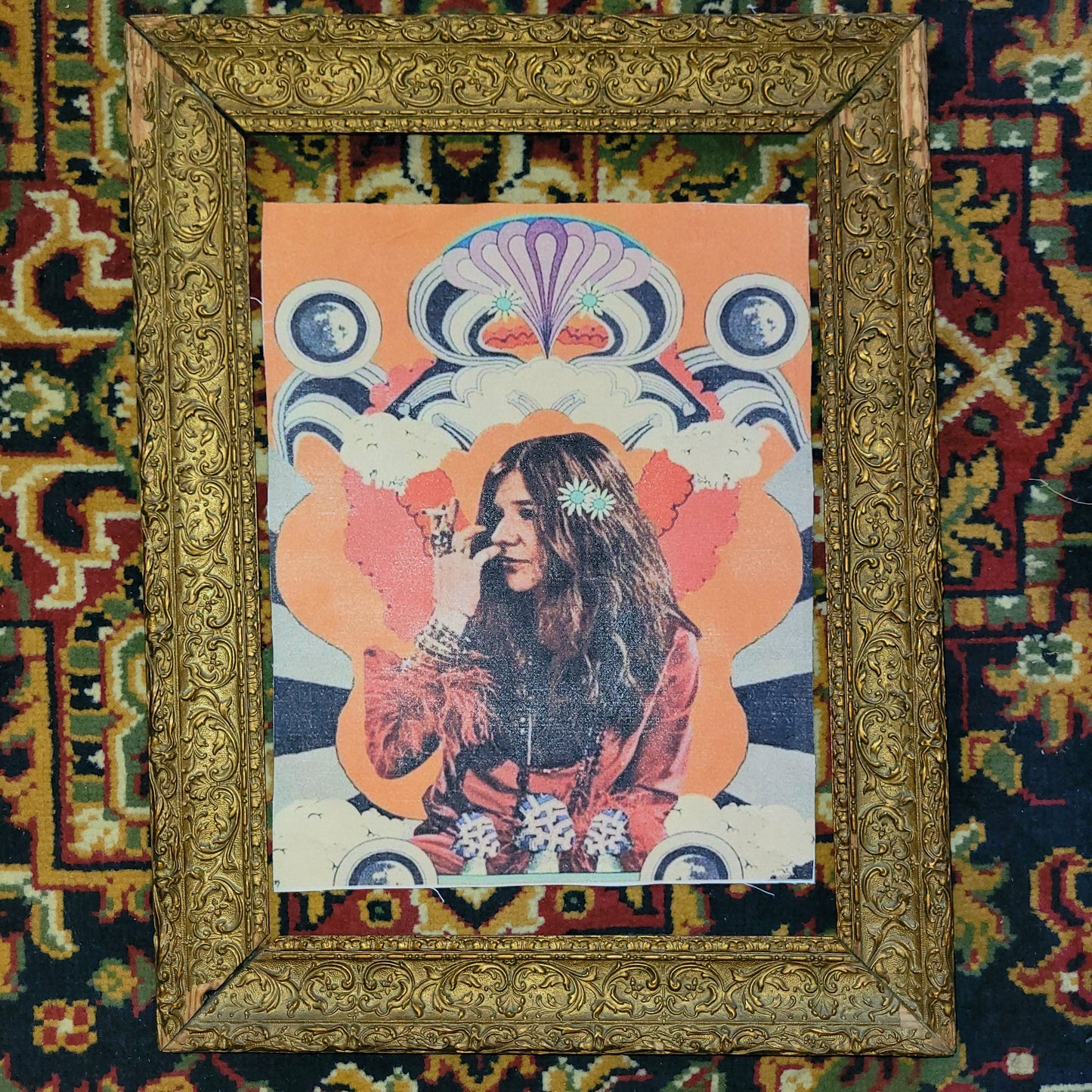 Backpatch "Psychedelic Janis Joplin" - PUNK & COTON