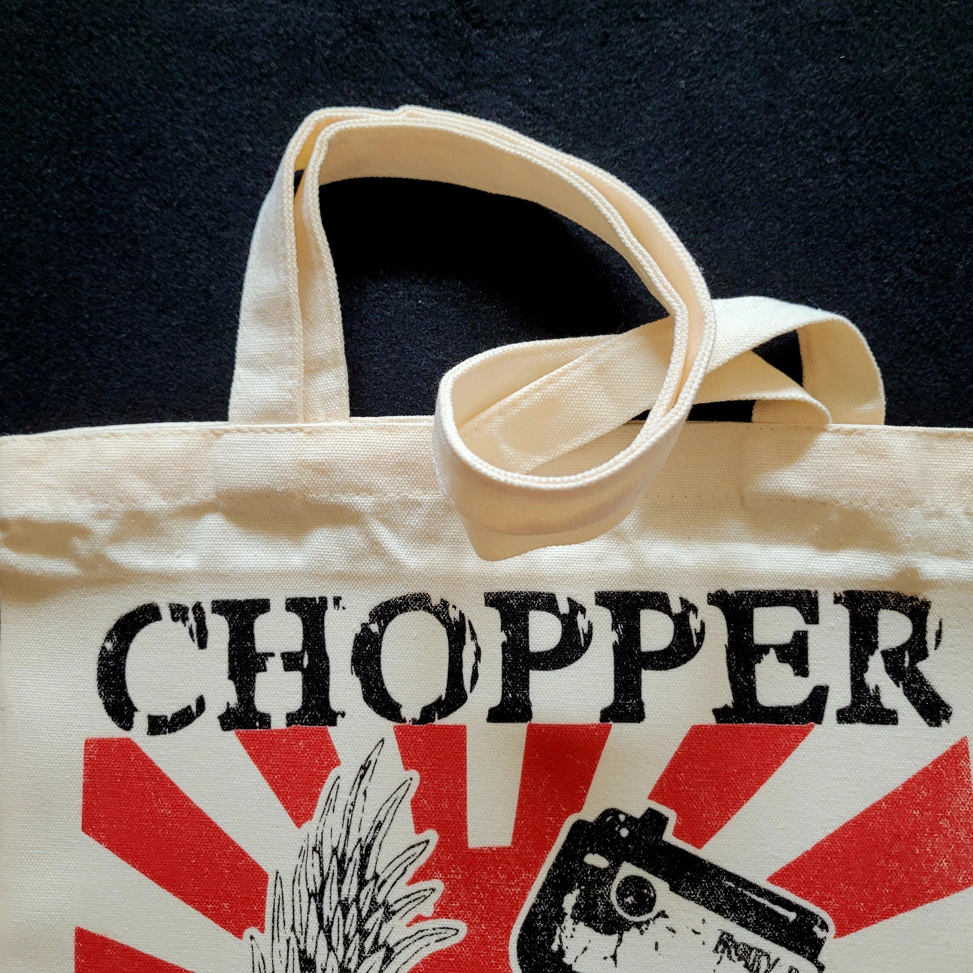 Eco Tote Bag "CHOPPER PREACHER" - PUNK & COTON