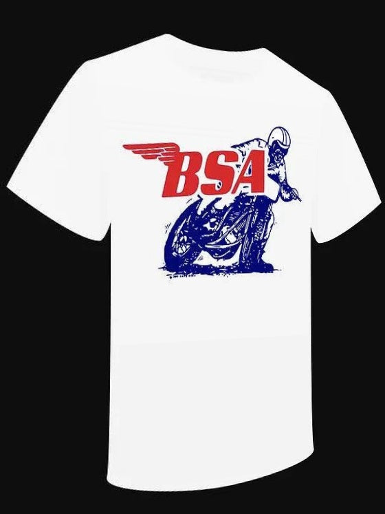 T-Shirt "BSA" BIKE race - PUNK & COTON