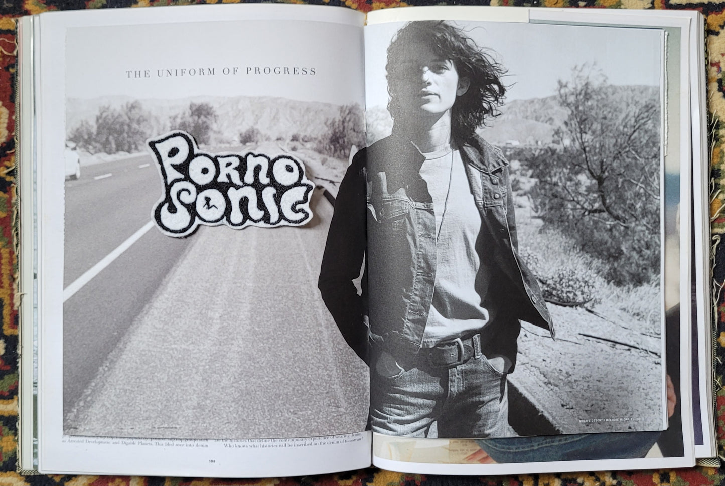 Patch Brodé Porno Sonic Version Black / White - PUNK & COTON