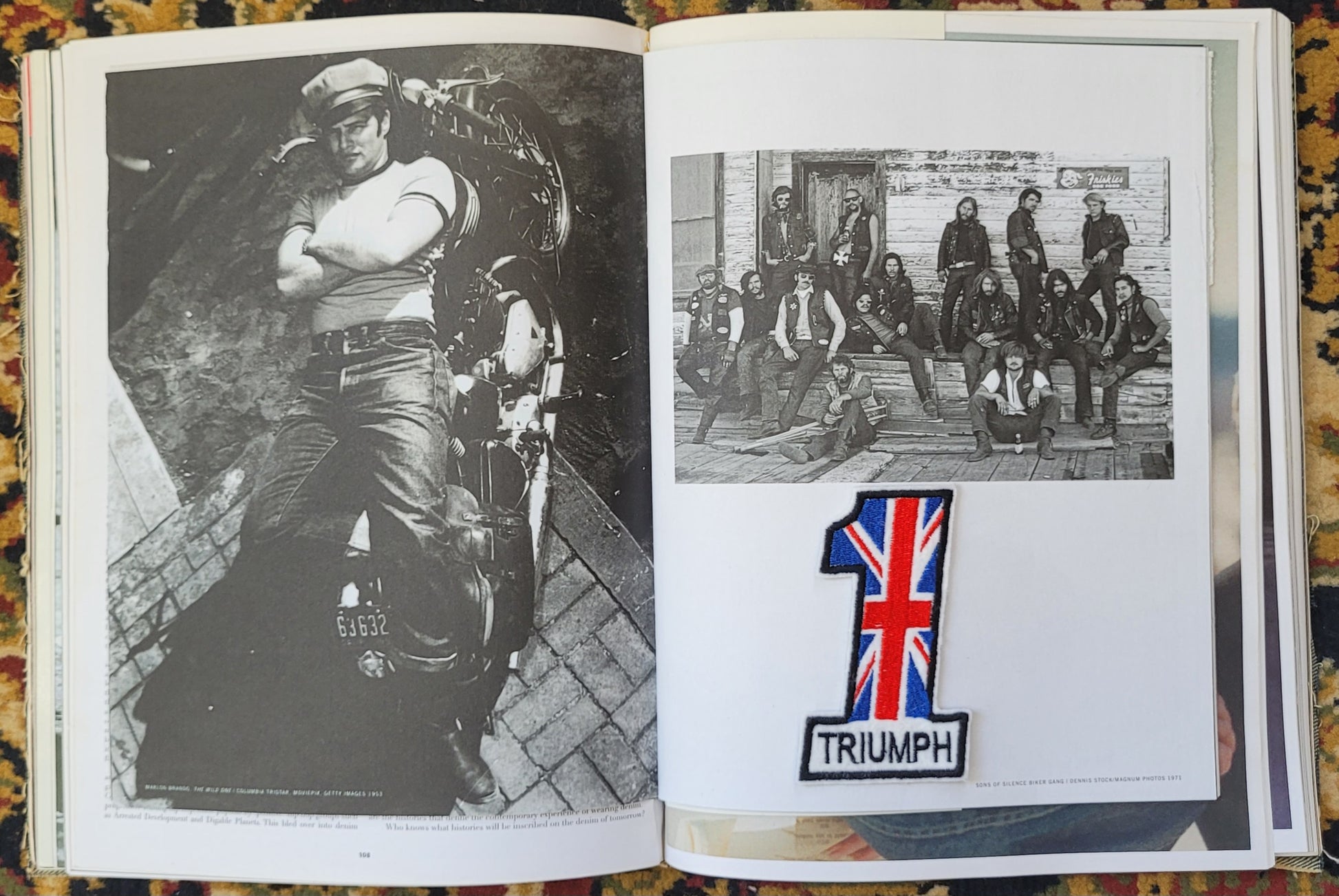 Patch Brodé Number ONE Triumph - PUNK & COTON