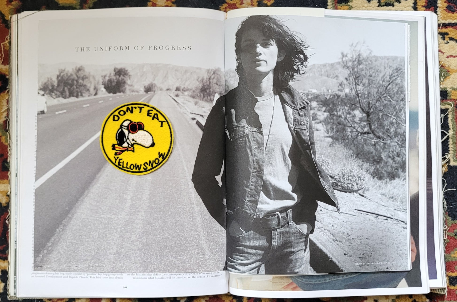 Patch Brodé Snoopy "Don't Eat Yellow Snow" - PUNK & COTON