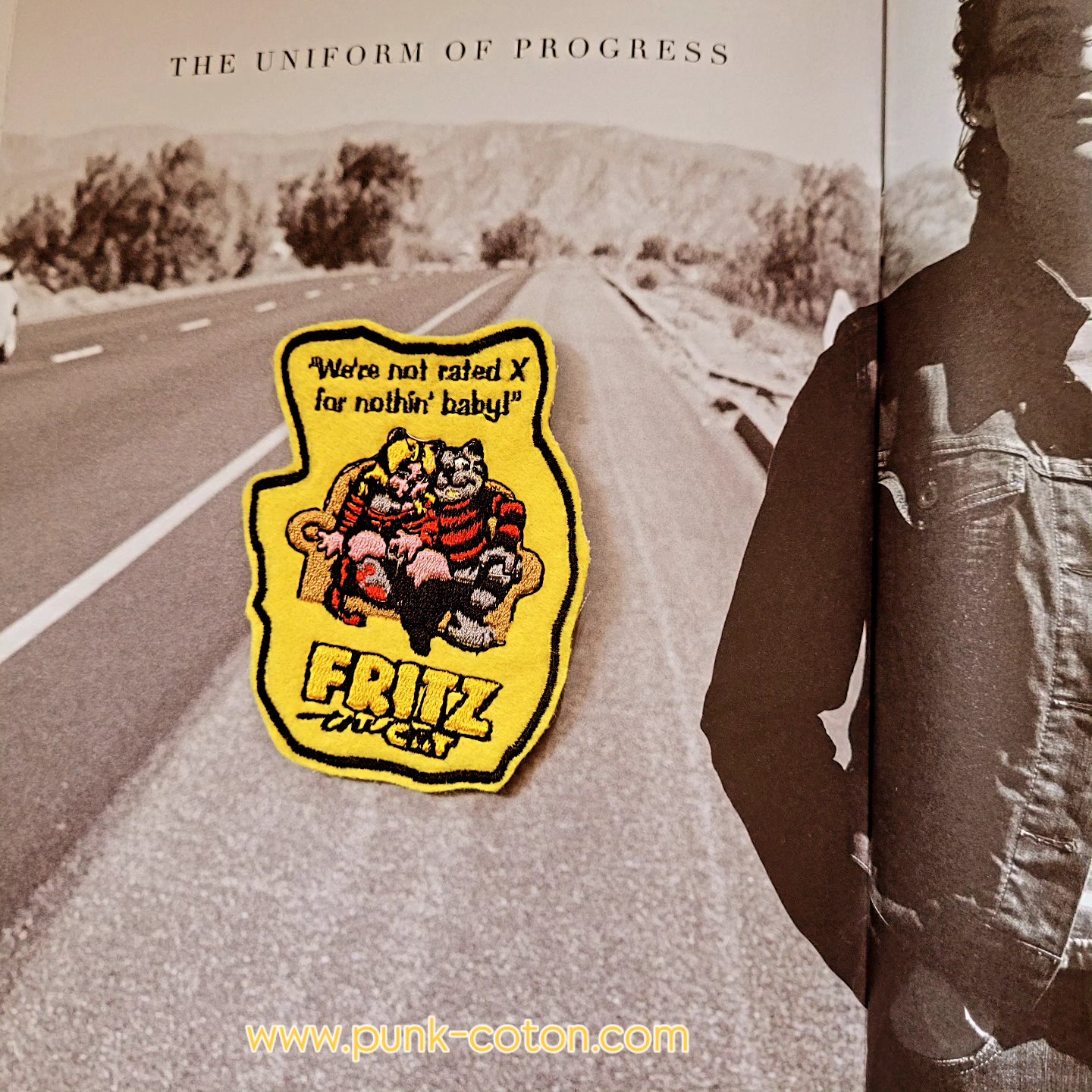 Patch Brodé Fritz the cat and the girlfriend - PUNK & COTON