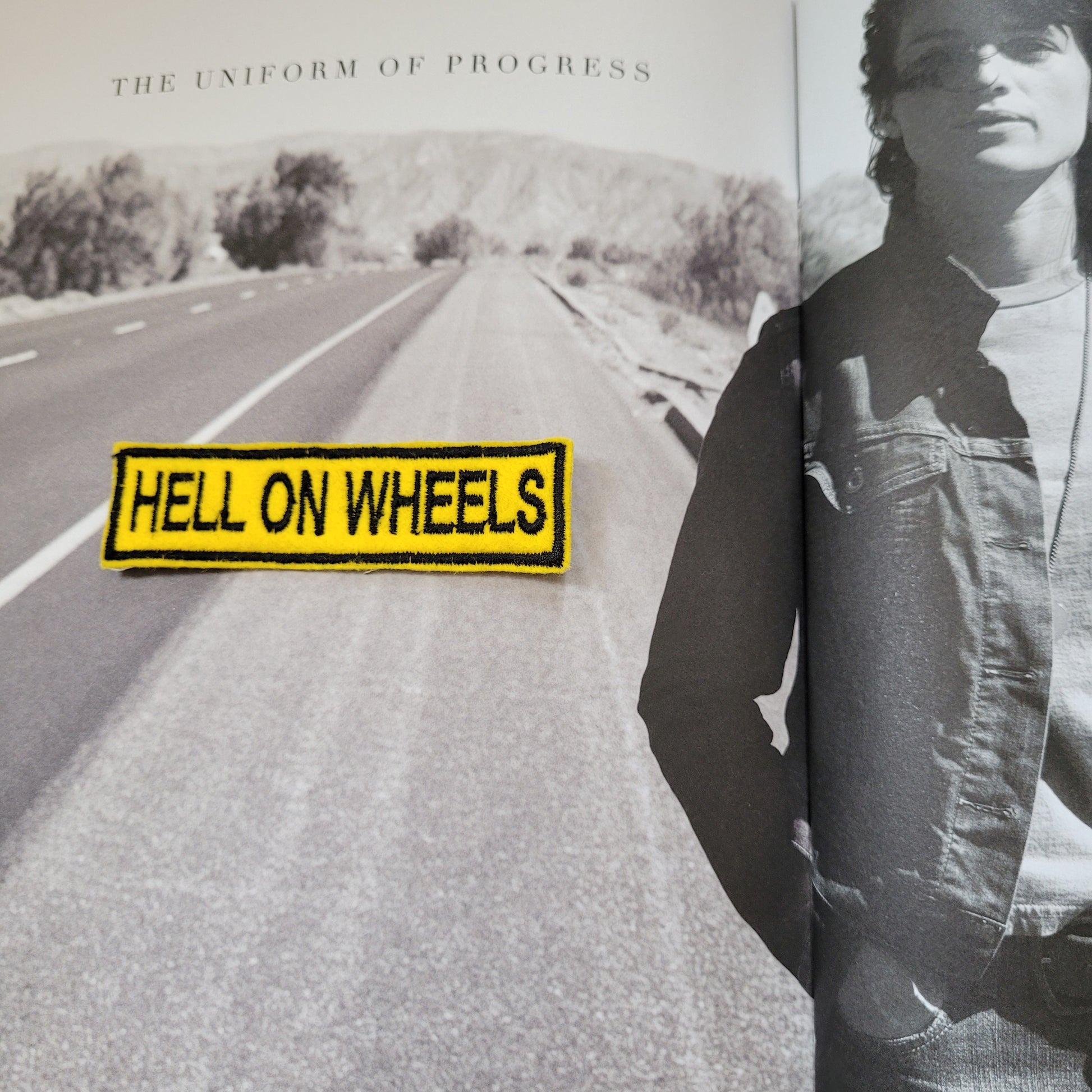 Patch Brodé Hell On Wheels (Version Jaune) - PUNK & COTON