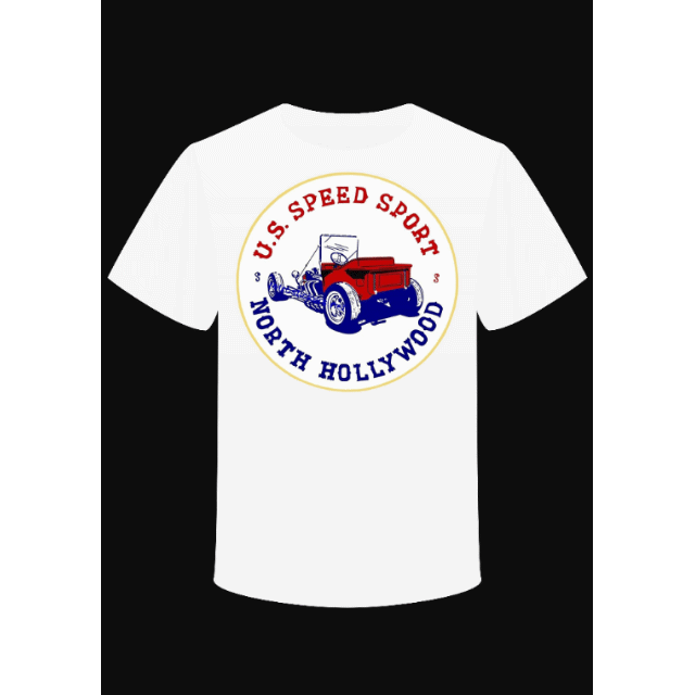 T-shirt "Hotrod Hollywood" RACE - PUNK & COTON