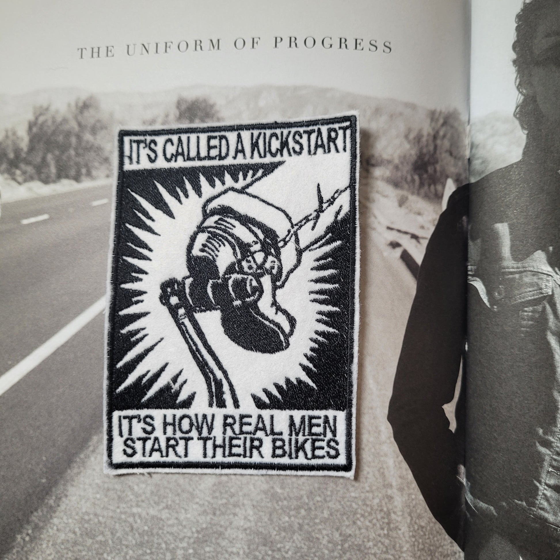 Patch  Brodé Kickstart - PUNK & COTON