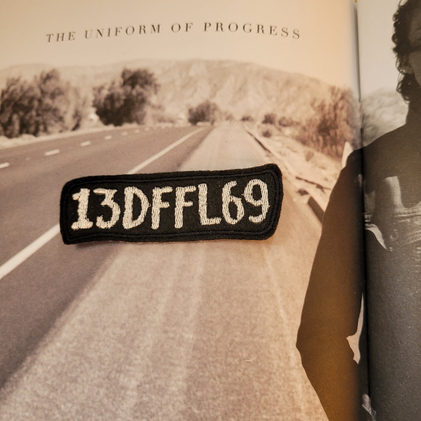 Patch Brodé 13DFFL69 Version Noir/Blanc - PUNK & COTON